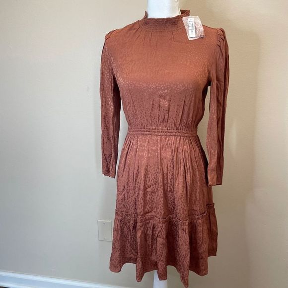 Madewell Dresses & Skirts - NEW! Madewell | Dress| 100% Rayon| Brown|Cheetah Print| XSmall